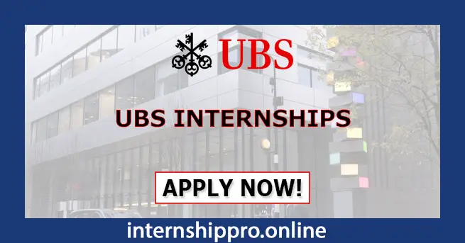 UBS Internship