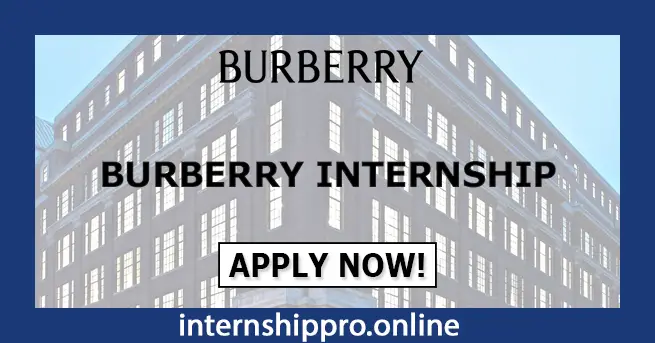 Burberry Internship