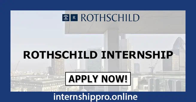 Rothschild Internship