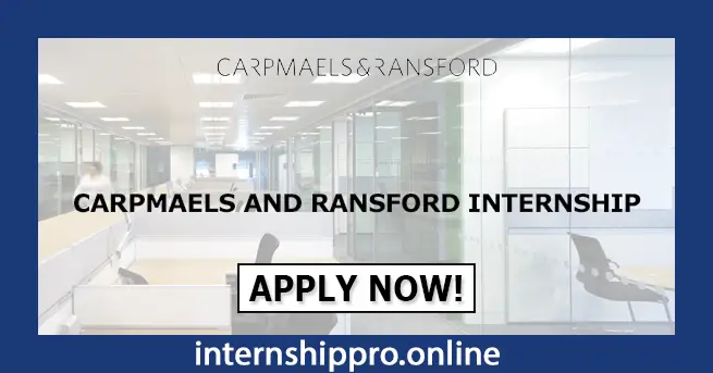 Carpmaels and Ransford Internship