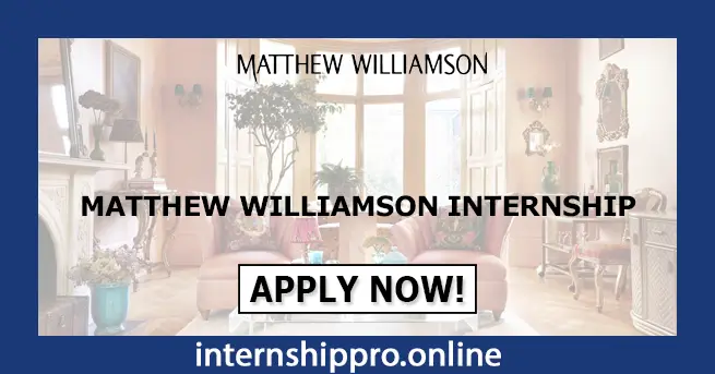 Matthew Williamson Internship