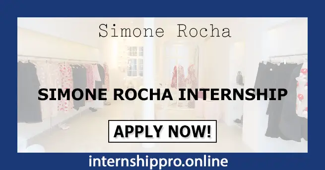 Simone Rocha Internship